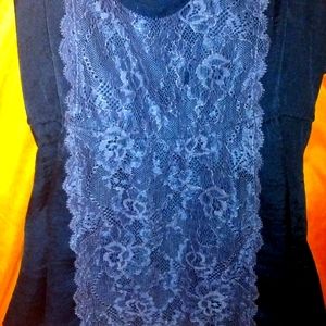 Dark brown babydoll top